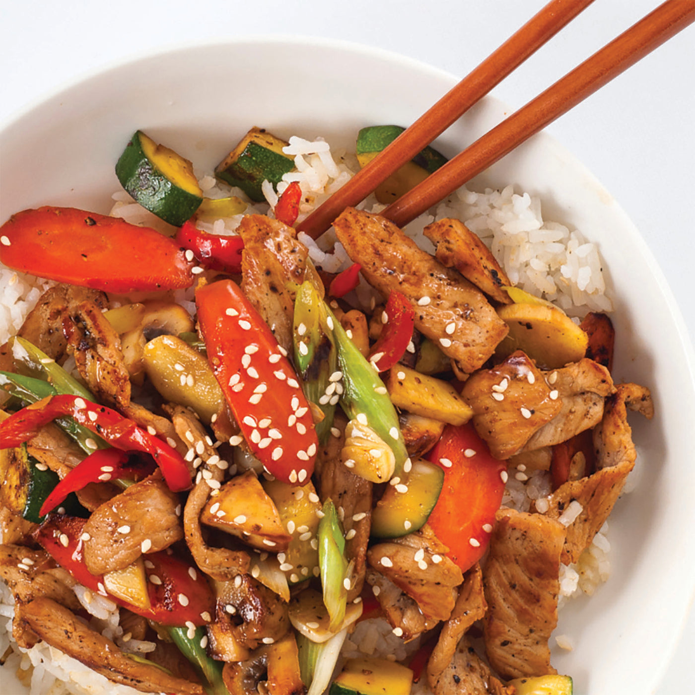 Pork & Veggie Stir Fry